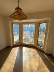 A completed home window replacement project by Main Street Window + Door